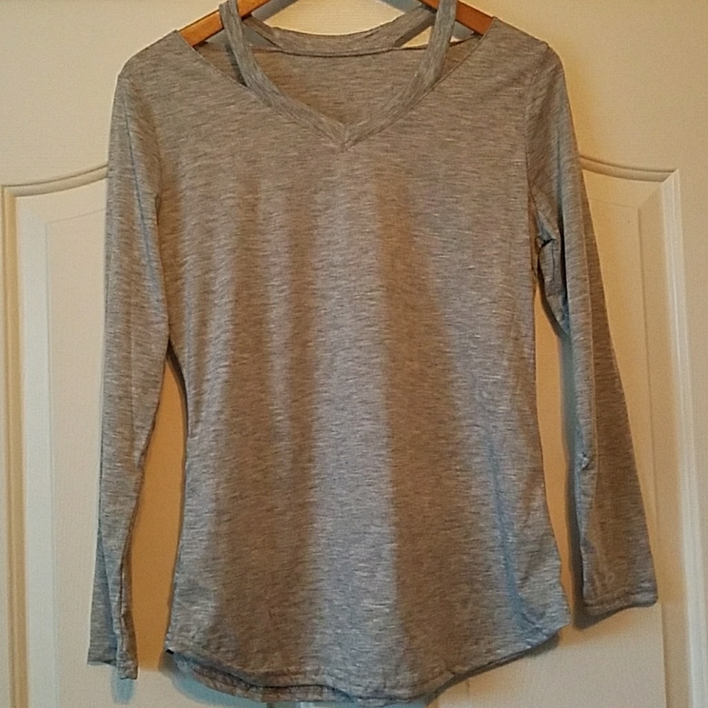 shoulder cutout top